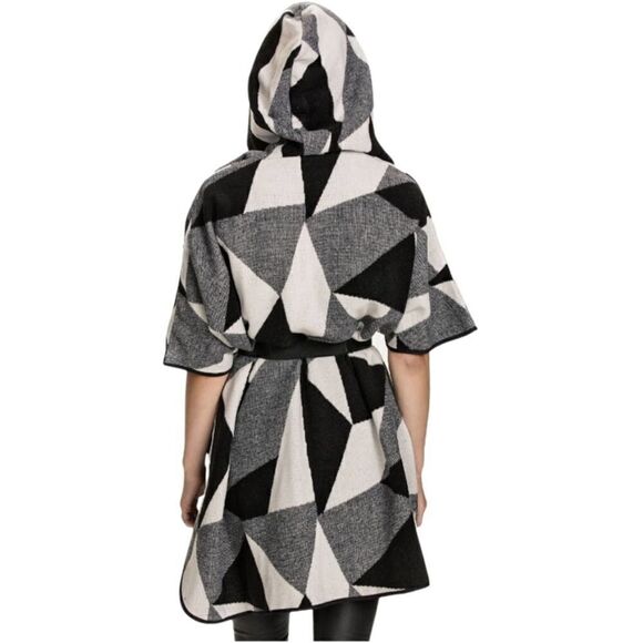 Landscape Black and White Cape Vero Moda Denim One Size - Picture 5 of 9